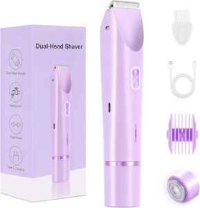 Dual Head Trimmer – Smart Grooming, Double Efficiency Pink